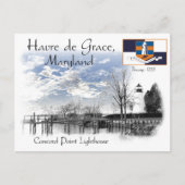 Concord Point Lighthouse Postkarte (Vorderseite)