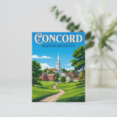 Concord USA Postkarte (Stehend Vorderseite)