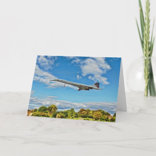 Concorde auf Schlüssen Karte (Vorderseite)