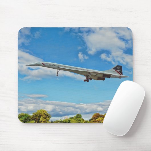 Concorde auf Schlüssen Mousepad (Mit Mouse)