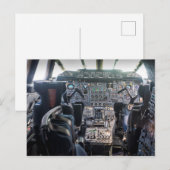 Concorde Flight Deck Postkarte (Vorne/Hinten)