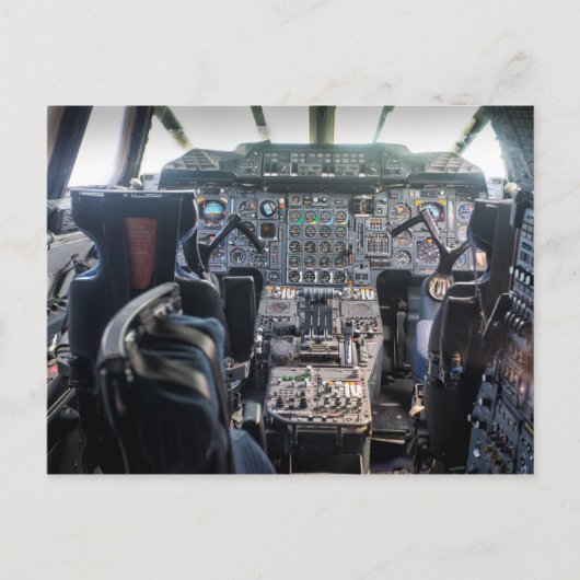 Concorde Flight Deck Postkarte (Vorderseite)