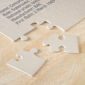 Concorde - Flugzeugkonzeption Zeichnend Pläne SD Puzzle (Seite)