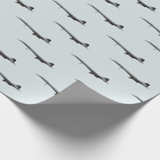Concorde G-BOAG (2) Geschenkpapier (Ecke)