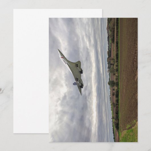 Concorde - High Speed Run - Flachkarte (Vorne/Hinten)