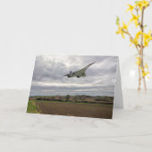 Concorde - Hochgeschwindigkeits-Grüße-Karte Karte (Gelbe Blume)