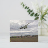 Concorde - Hochgeschwindigkeits-Laufkarte Postkarte (Stehend Vorderseite)