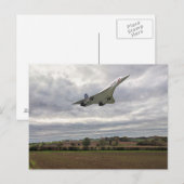 Concorde - Hochgeschwindigkeits-Laufkarte Postkarte (Vorne/Hinten)