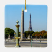 Concorde Luxor Obelisk und Eiffelturm - Paris Keramikornament (Rückseite)