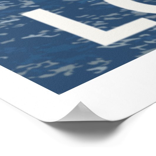 Concorde nach London Poster (Ecke)