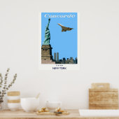 Concorde nach New York Poster (Küche)