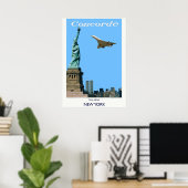 Concorde nach New York Poster (Heimbüro)