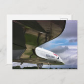 Concorde Postkarte (Vorne/Hinten)