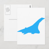 Concorde Supersonic Passenger Jetliner Postkarte (Vorne/Hinten)