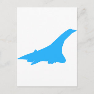 Concorde Supersonic Passenger Jetliner Postkarte