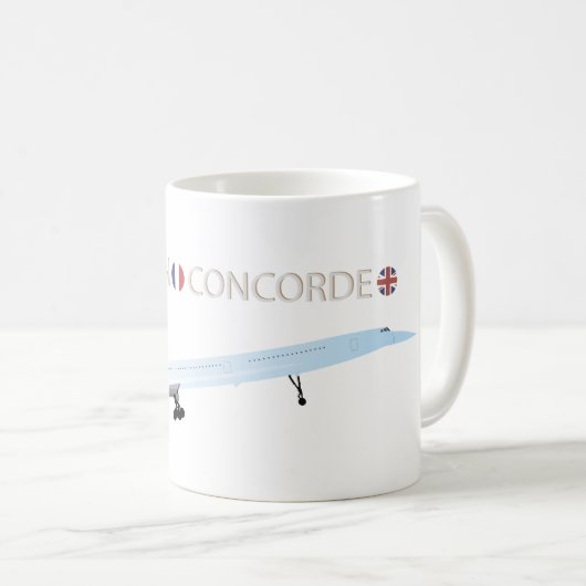 Concorde Turbojet-powered Supersonic Airliner Kaffeetasse (VorderseiteRechts)