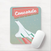 Concorde Vintage Reiseplakat Mousepad (Mit Mouse)