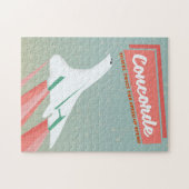 Concorde Vintage Reiseplakat Puzzle (Horizontal)