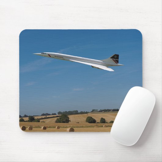 Concorde zur Ernte-Zeit Mousepad (Mit Mouse)