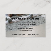 Concrete & Cement Solutions Custom QR Code Visitenkarte (Vorderseite)