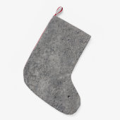 Concrete cement wall gray texture kleiner weihnachtsstrumpf (Vorderansicht (hängend))