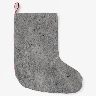 Concrete cement wall gray texture kleiner weihnachtsstrumpf