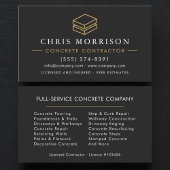 Concrete Contractor Services Visitenkarte