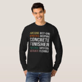 Concrete Finisher  Appreciation T-Shirt (Vorne ganz)