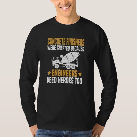 Concrete Finisher Construction Worker Laboratory C T-Shirt (Vorderseite)