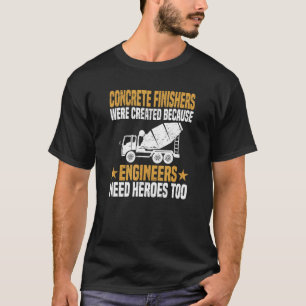 Concrete Finisher Construction Worker Laboratory C T-Shirt
