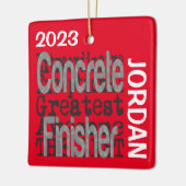 Concrete Finisher Extraordinaire CUSTOM Keramikornament (Links)