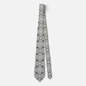 Concrete Gray Star Neck Tie Krawatte (Vorderseite)