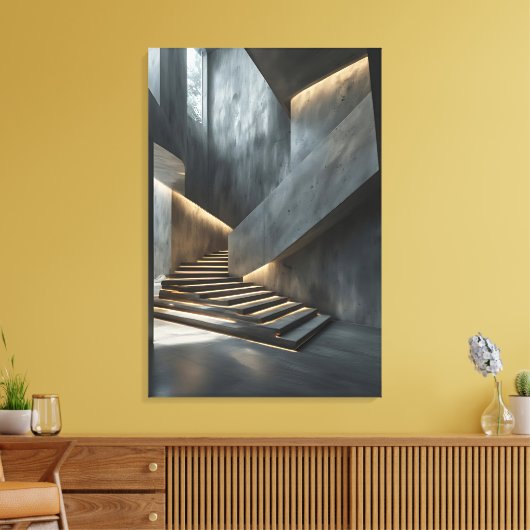 Concrete & Light Leinwanddruck (Insitu (Wohnzimmer))