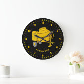 Concrete Mixer Große Wanduhr (Zuhause)