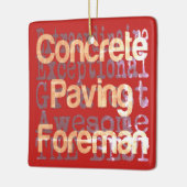 Concrete Paving Foreman Extraordinaire Keramikornament (Links)