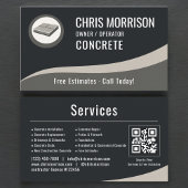 Concrete Professional QR Code Visitenkarte