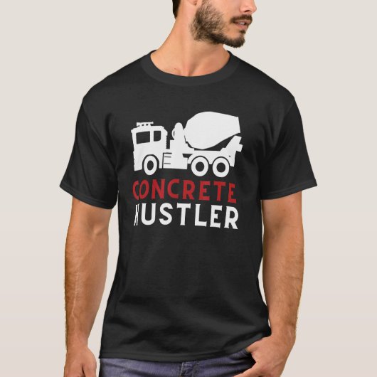 Concrete Pump Operator & Concrete Worker Finisher T-Shirt (Vorderseite)