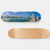 Condado Lagoon, Puerto Rico Skateboard Art (Horizontal)