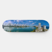 Condado Lagoon, Puerto Rico Skateboard Art (Horizontal)