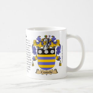 Conde, der Ursprung, die Bedeutung und das Wappen Kaffeetasse