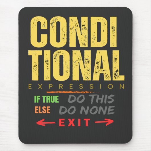 Conditional Expression in Cobol Programming Mousepad (Vorne)