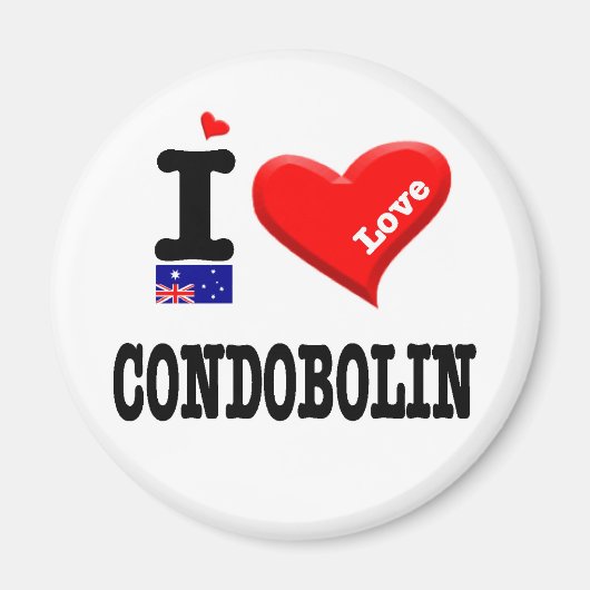 CONDOBOLIN - I-Liebe Magnet (Vorne)