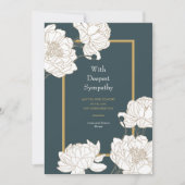 Condolence Card Einladung (Vorderseite)