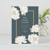 Condolence Card Einladung (Stehend Vorderseite)