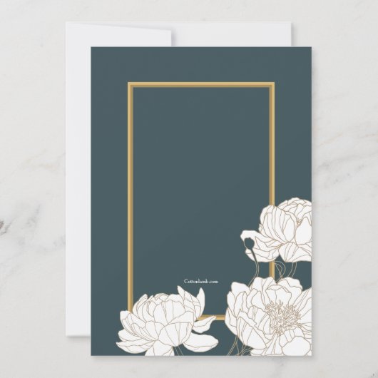 Condolence Card Einladung (Rückseite)