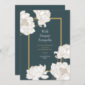 Condolence Card Einladung (Vorne/Hinten)