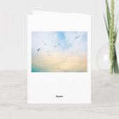 Condolence Card Karte (Rückseite)