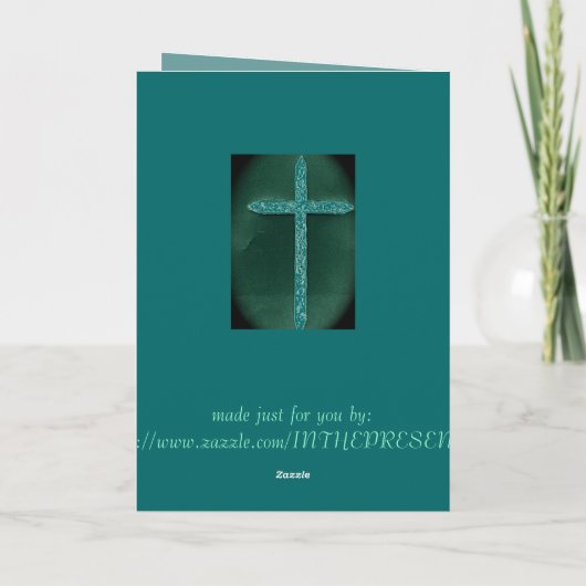 Condolence Card Karte (Rückseite)