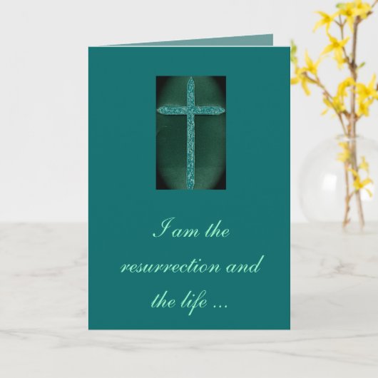 Condolence Card Karte (Gelbe Blume)