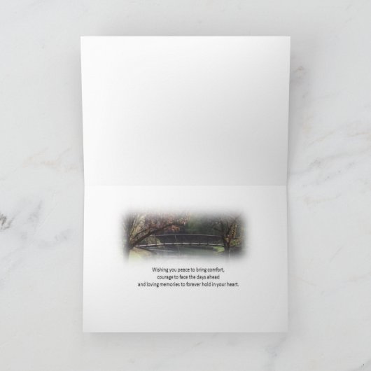 Condolence Card Karte (Innenseite)